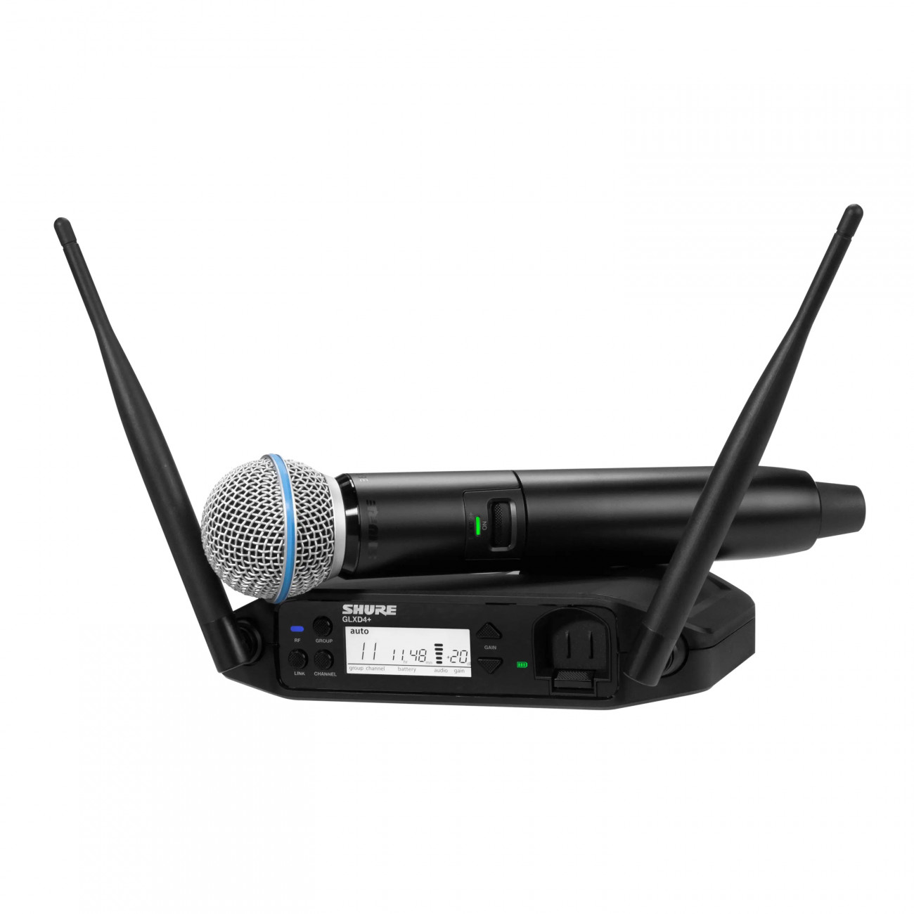 zoom Funkmikro Shure GLXD24/Beta58