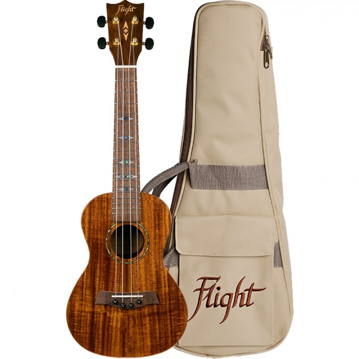 Flight Sopran Ukulele DUS 445 Koa Glossy 