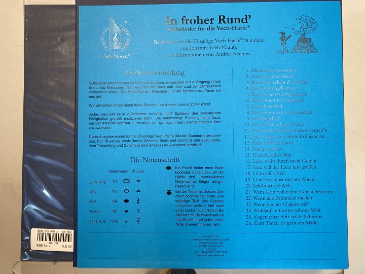 Veeh Harfen Noten - In froher Rund