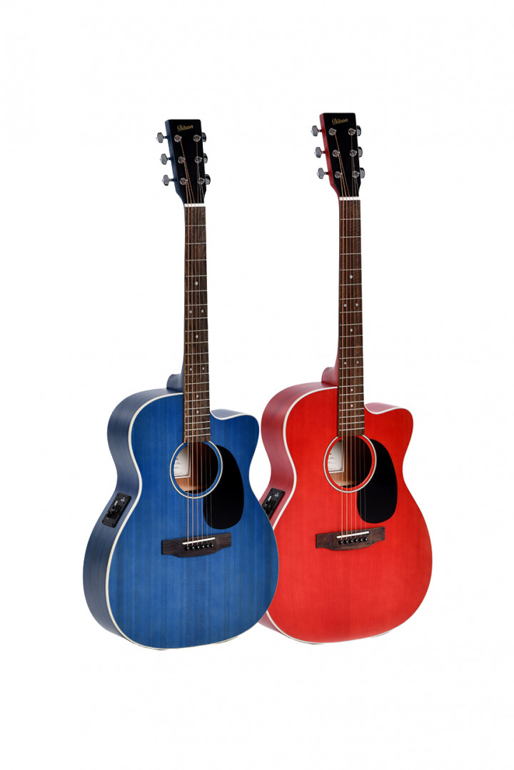 Ditson 000C-10E Blue & Red Spruce