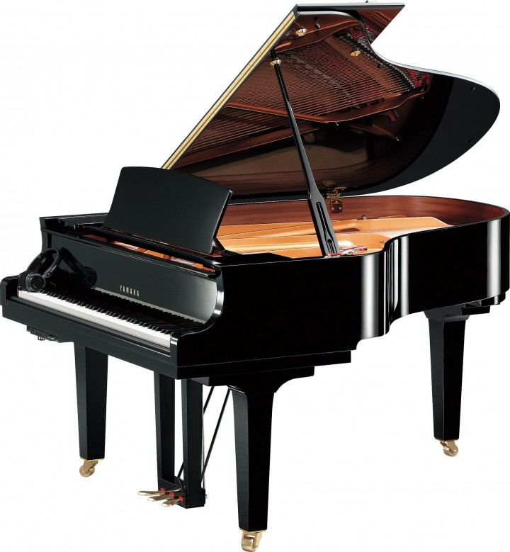 Yamaha C3X SH2 Silent schwarz poliert 