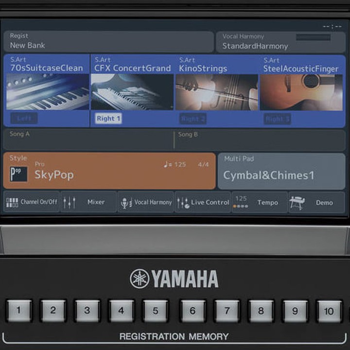 Keyboards von Yamaha, Roland und anderen